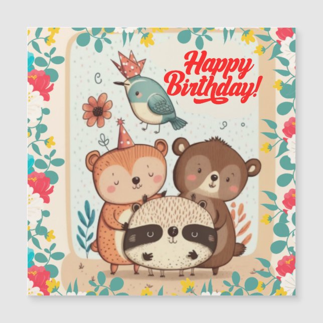 Happy Birthday custom card (Front)