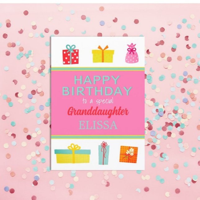 Happy Birthday Custom Grand daughter card (Creator Uploaded)