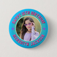 Happy Birthday Custom Photo Retro Personalised