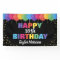 Happy Birthday Custom Year Name Colorful Balloons