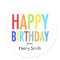 Happy Birthday Customisable Stickers for Gifts