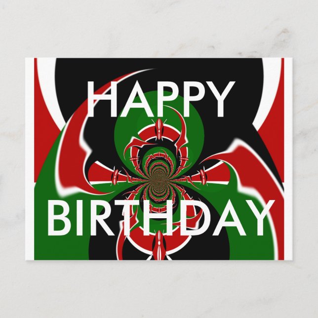 Happy Birthday Cute Nice and Lovely Postcard (Front)