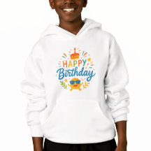 Happy Birthday | Cute Party Kids’ Pullover Hoodie