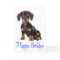 Happy Birthday Dachshund Puppy Dog Card