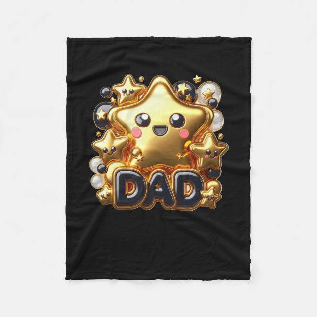 Happy Birthday Dad5  Fleece Blanket (Front)