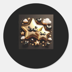 Happy Birthday Dad8  Classic Round Sticker
