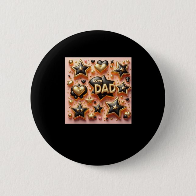 Happy Birthday Dad  6 Cm Round Badge (Front)