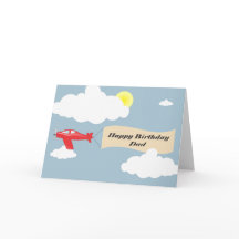 Happy Birthday Dad - Aeroplane Dad