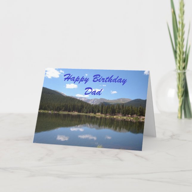 Happy Birthday Dad Card (Front)