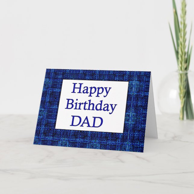 Happy Birthday DAD Card (Front)