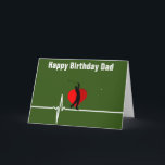Happy Birthday Dad Golf Golfer Father Card<br><div class="desc">This design was created through digital art. It may be personalised by clicking the customise button and changing the colour, adding a name, initials or your favourite words. Contact me at colorflowcreations@gmail.com if you with to have this design on another product. Purchase my original abstract acrylic painting for sale at...</div>
