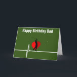 Happy Birthday Dad Golf Golfer Father Card<br><div class="desc">This design was created through digital art. It may be personalised by clicking the customise button and changing the colour, adding a name, initials or your favourite words. Contact me at colorflowcreations@gmail.com if you with to have this design on another product. Purchase my original abstract acrylic painting for sale at...</div>