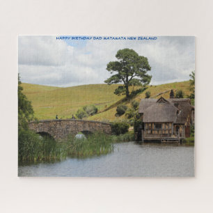 Happy Birthday Dad Matamata New Zealand Jigsaw Puzzle