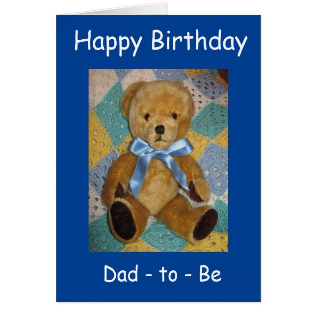 Happy Birthday Dad - to - Be card (Front)