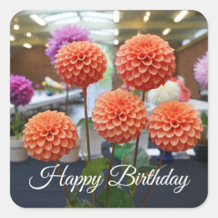 Happy Birthday Dahlia Rose Toscano #1-1 Stickers