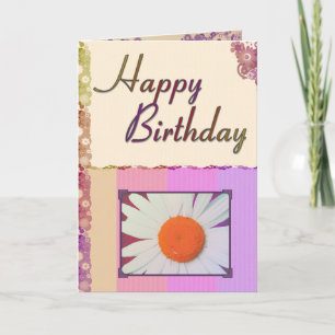 Happy Birthday Daisy Card