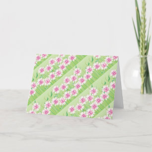 Happy Birthday Daisy Garden Design Card