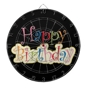Happy Birthday Dartboard