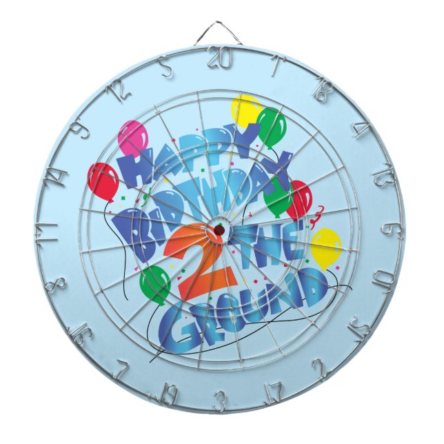 Happy Birthday Dartboard (Front)