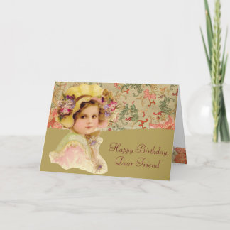 Happy Birthday, Dear Friend        Birthday Card