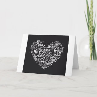 Happy birthday design card