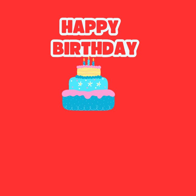 Happy birthday design tee-shirt  T-Shirt (Creator Uploaded)
