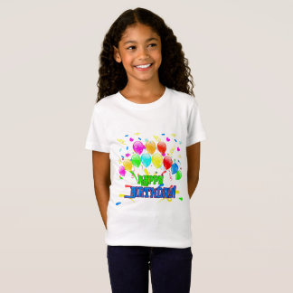 Happy Birthday! Design with brightly colored ballo T-Shirt