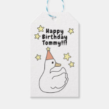 Happy birthday design with cute duck