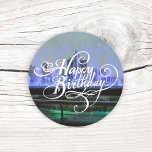 Happy Birthday Detroit at Night Classic Round Sticker<br><div class="desc">Brace yourself for the breathtaking wonder of the Happy Birthday Detroit at Night Classic Round Sticker! Feast your eyes on the mesmerizing depiction of Detroit at night, illuminated in all its glory. This sticker is an invitation to celebrate the city that never sleeps. Stick it on your laptop, water bottle,...</div>