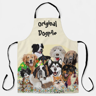 Happy Birthday Dog Pals Personalise Text Apron