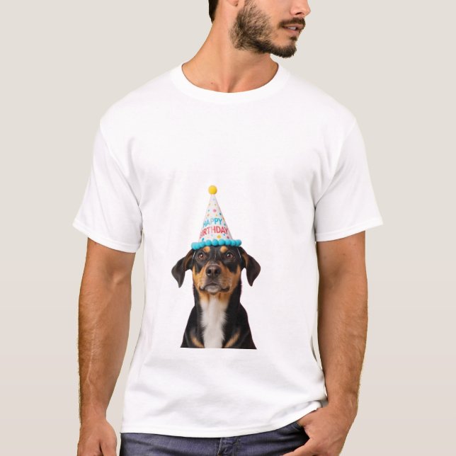 Happy Birthday Dog Shirt (Front)
