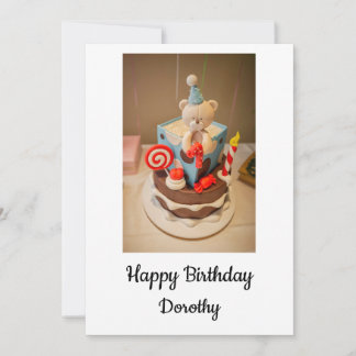 Happy birthday Dorothy Holiday Card