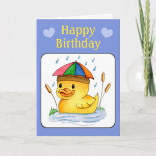 Happy Birthday Duckling   Card