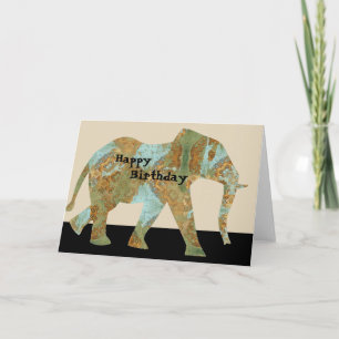 Happy Birthday Elephant Card