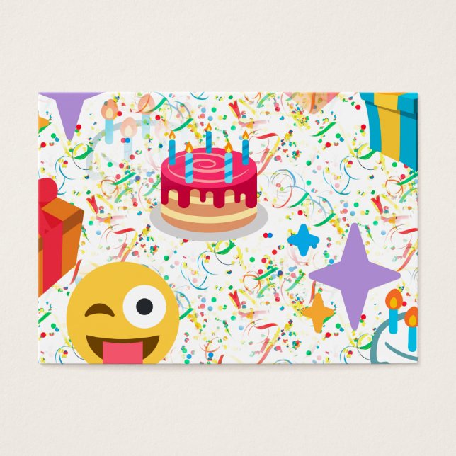 happy birthday emoji (Front)