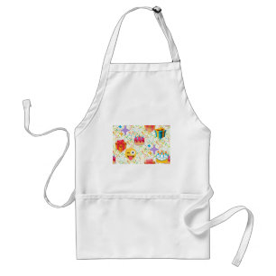 happy birthday emoji standard apron