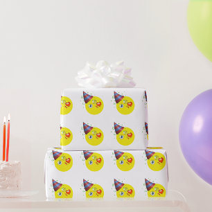 Happy Birthday Emoji Wrapping Paper