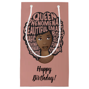 Happy Birthday, Encouraging Women, Pink Small Gift Bag
