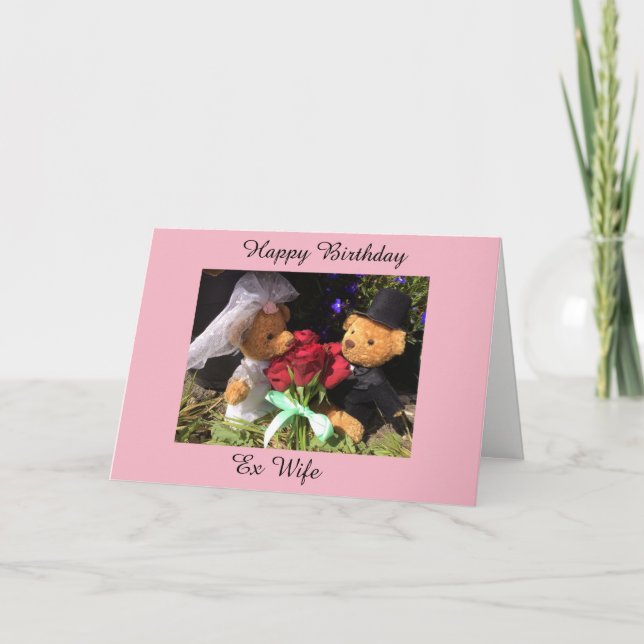 happy birthday ex wife card (Front)