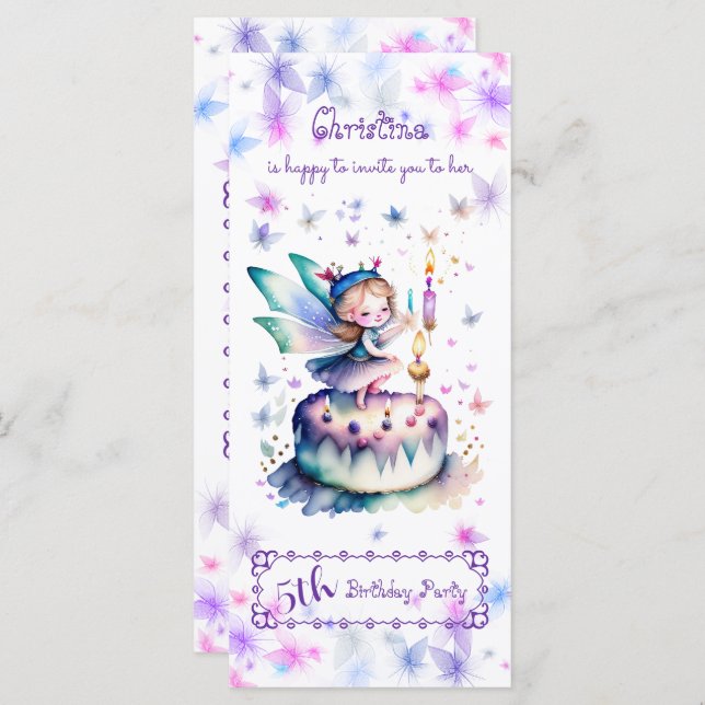 Happy Birthday Fairy 01 (Front/Back)