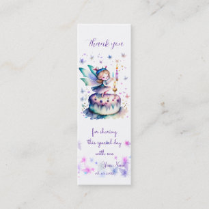 Happy Birthday Fairy 01 Bkmark Mini Business Card