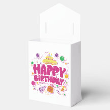 Happy Birthday Favour Box