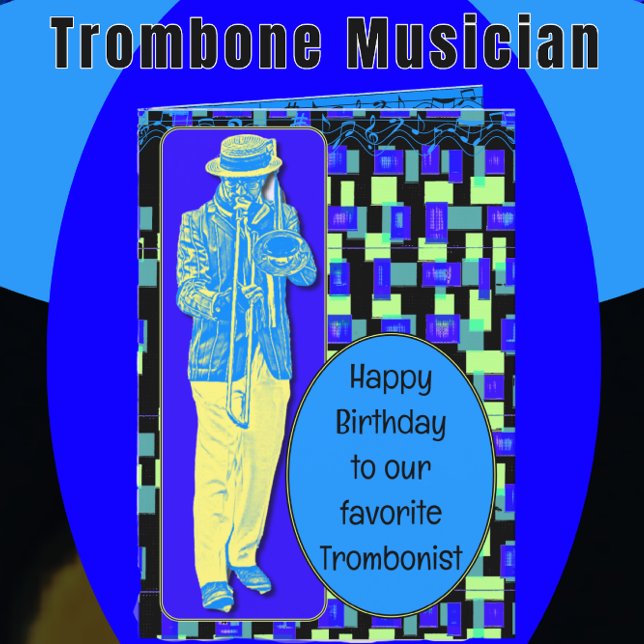 Happy Birthday Favourite Trombonist Card (Creator Uploaded)