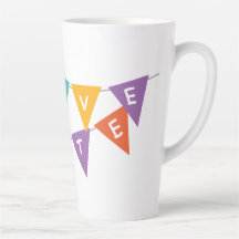 "Happy Birthday" Festive Colourful Banner Tall Cer
