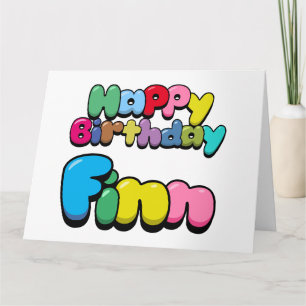 Happy Birthday Finn Card