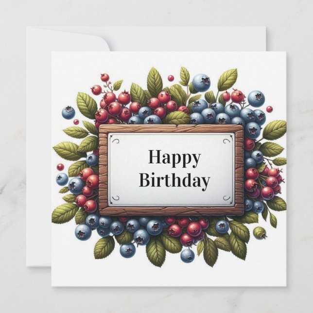 happy birthday floral card (Front)
