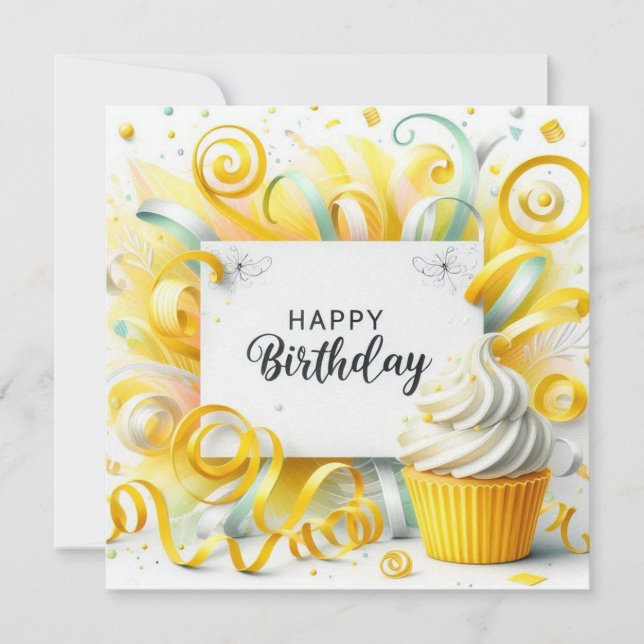 happy birthday floral card (Front)