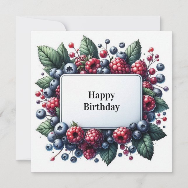 happy birthday floral card (Front)
