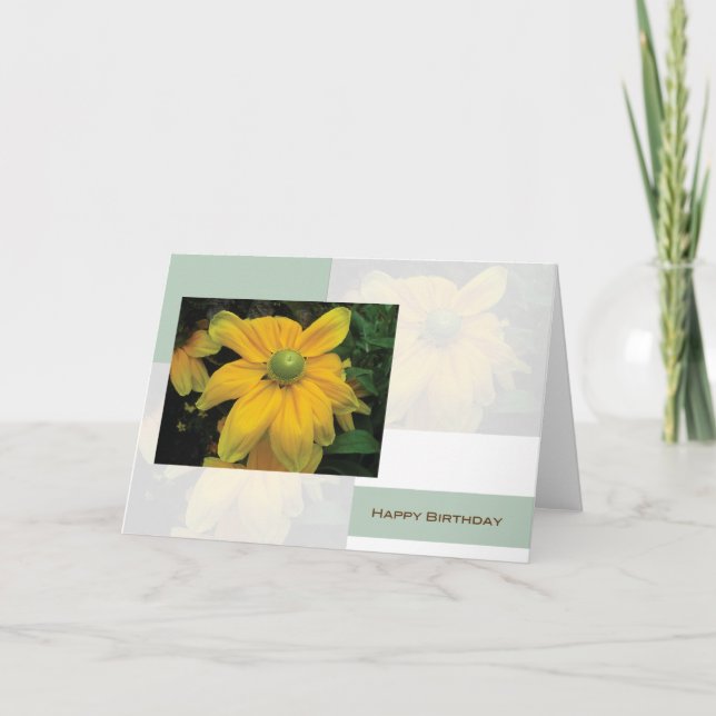 Happy Birthday Floral Card (Front)