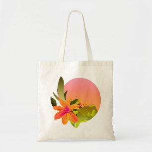 Happy Birthday Floral Wreath Tote Bag
